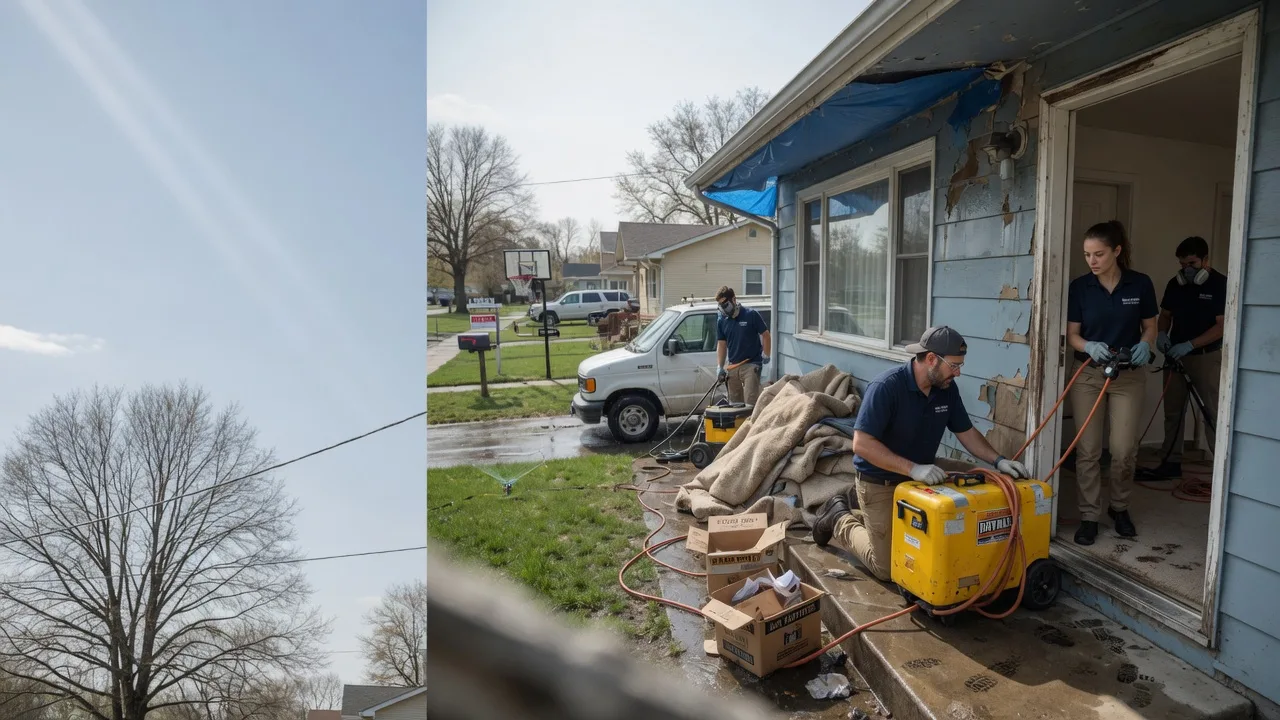 Basement Flood Cleanup in Angola, IN near me